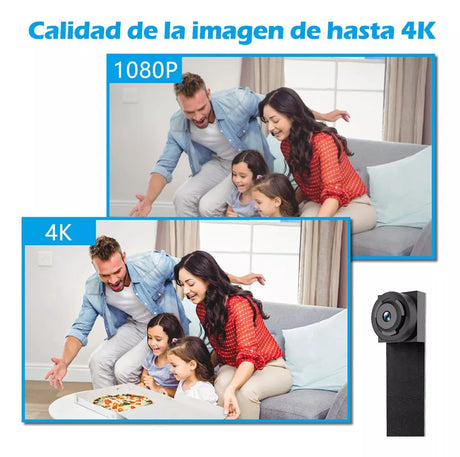 Mini Camara Espia 4k Micrófono